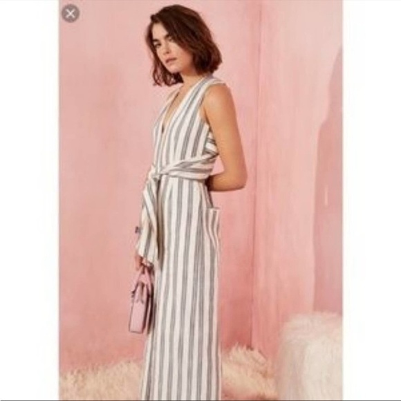 Rebecca Minkoff Striped Jumpsuit - Picture 3 of 13
